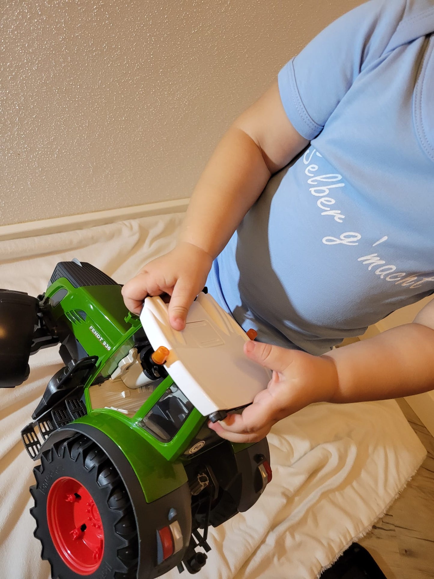 Baby Bio-Kurzarm Body, Hellblau