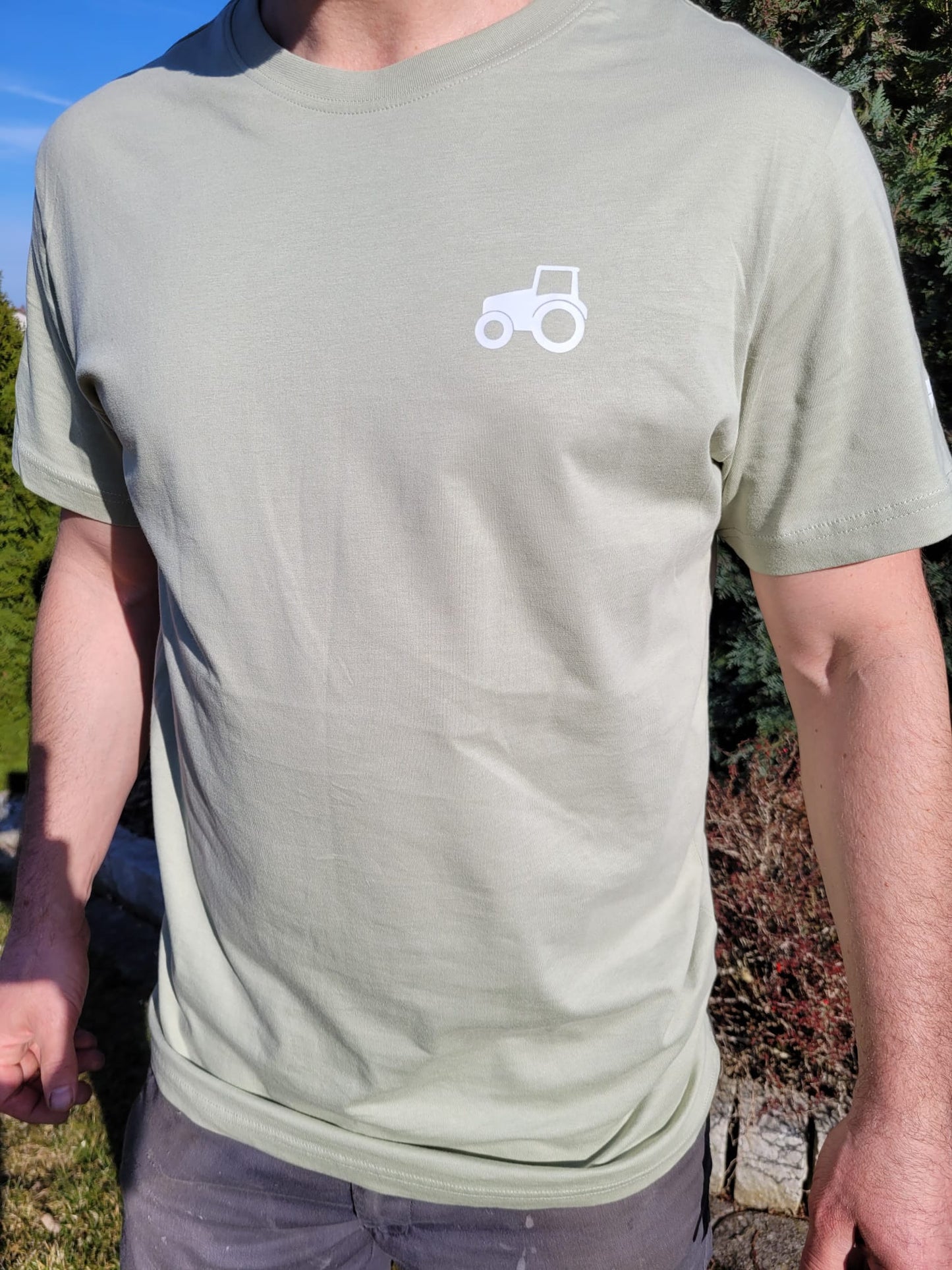 NEUES T-Shirt Farbe. Hell-Mint, mit Logo SELBER G`MACHT  wenn´s guad g´macht is...   Vorbestellung