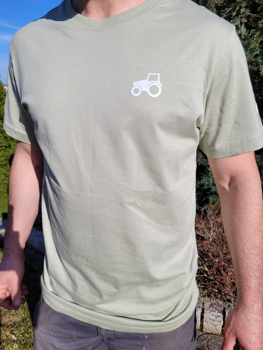 NEUES T-Shirt Farbe. Hell-Mint, mit Logo SELBER G`MACHT  wenn´s guad g´macht is...   Vorbestellung