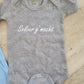 Baby Bio-Kurzarm Body, grau meliert