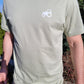 NEUES T-Shirt Farbe. Hell-Mint, mit Logo SELBER G`MACHT  wenn´s guad g´macht is...   Vorbestellung