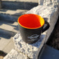 Tassen mit Logo SELBER G`MACHT wenn´s guad g´macht is... Innen Orange 🍊