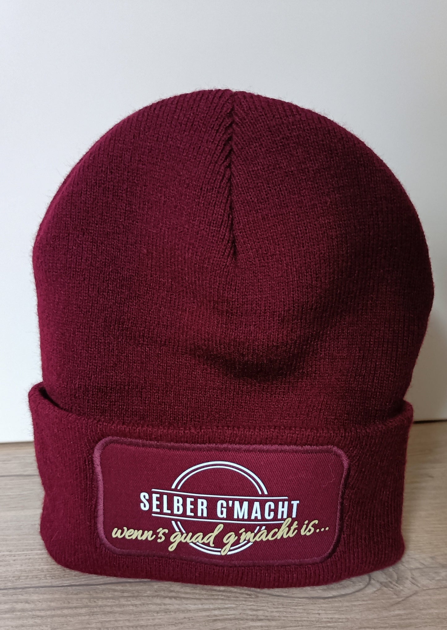 NEU Wintermütze mit Logo SELBER G`MACHT wenn´s guad g´macht is...