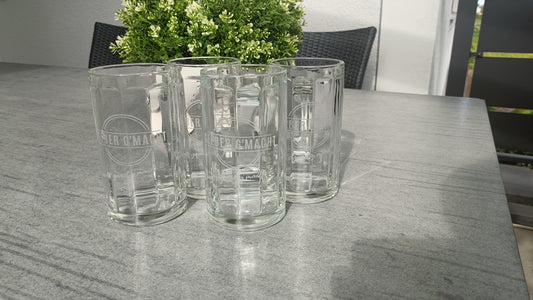 4er Set Selber g´macht Bierkrüge 0,5 Liter