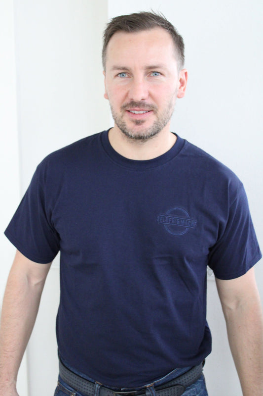 Kurzarm T-Shirt mit Logo SELBER G`MACHT