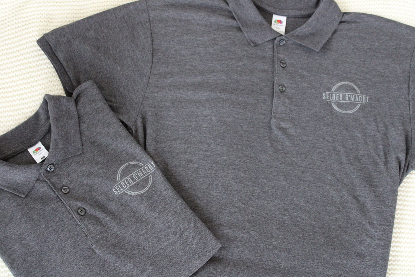 Polo Shirt mit Logo SELBER G`MACHT